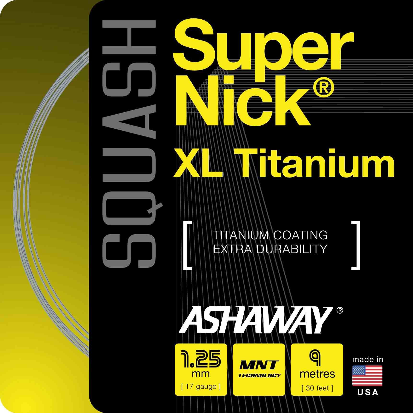 Ashaway Supernick XL Titanium Set